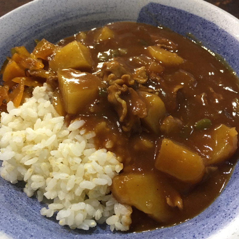 ダイエットスープで作った簡単カレー