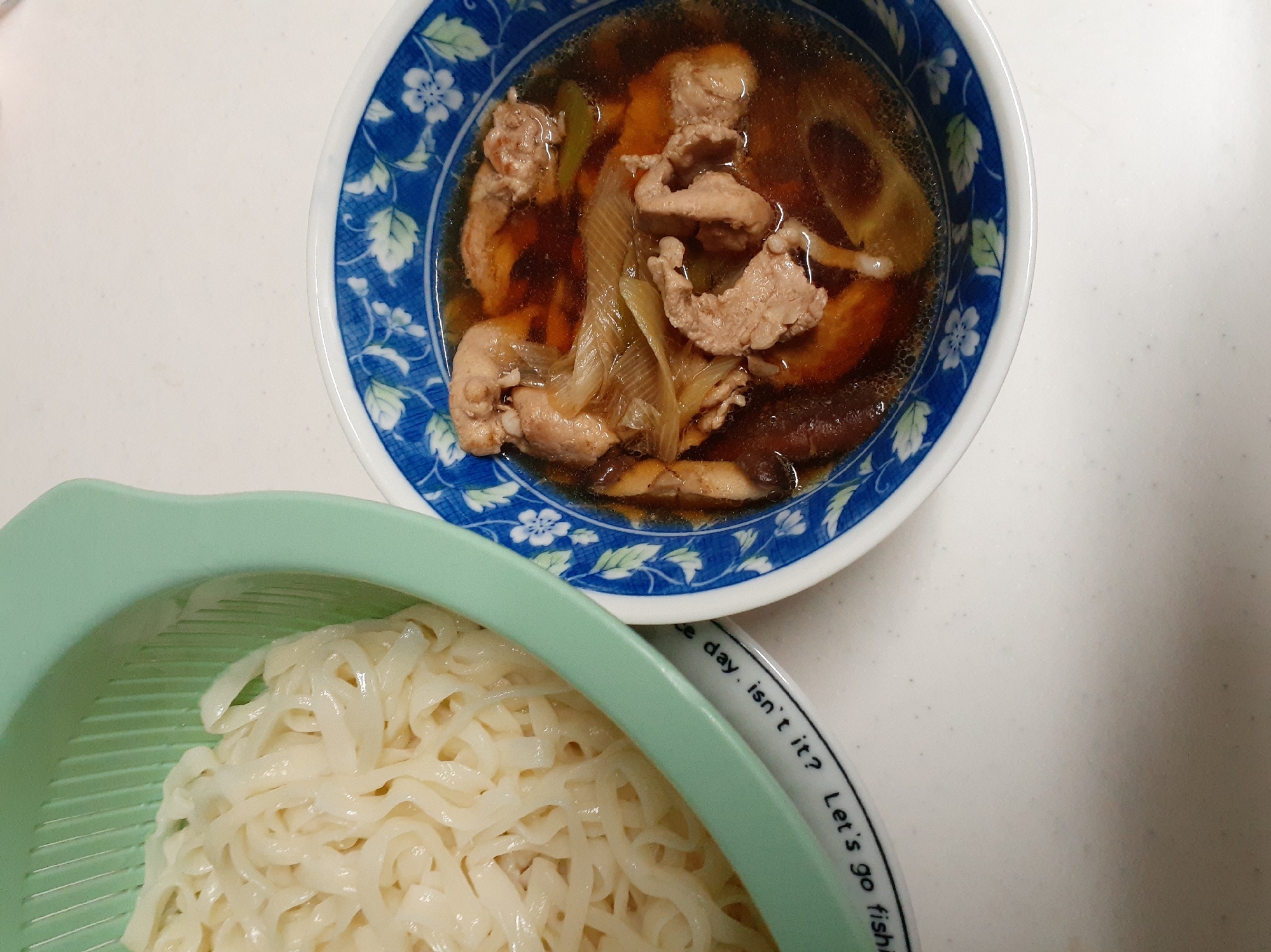 肉汁つけうどん