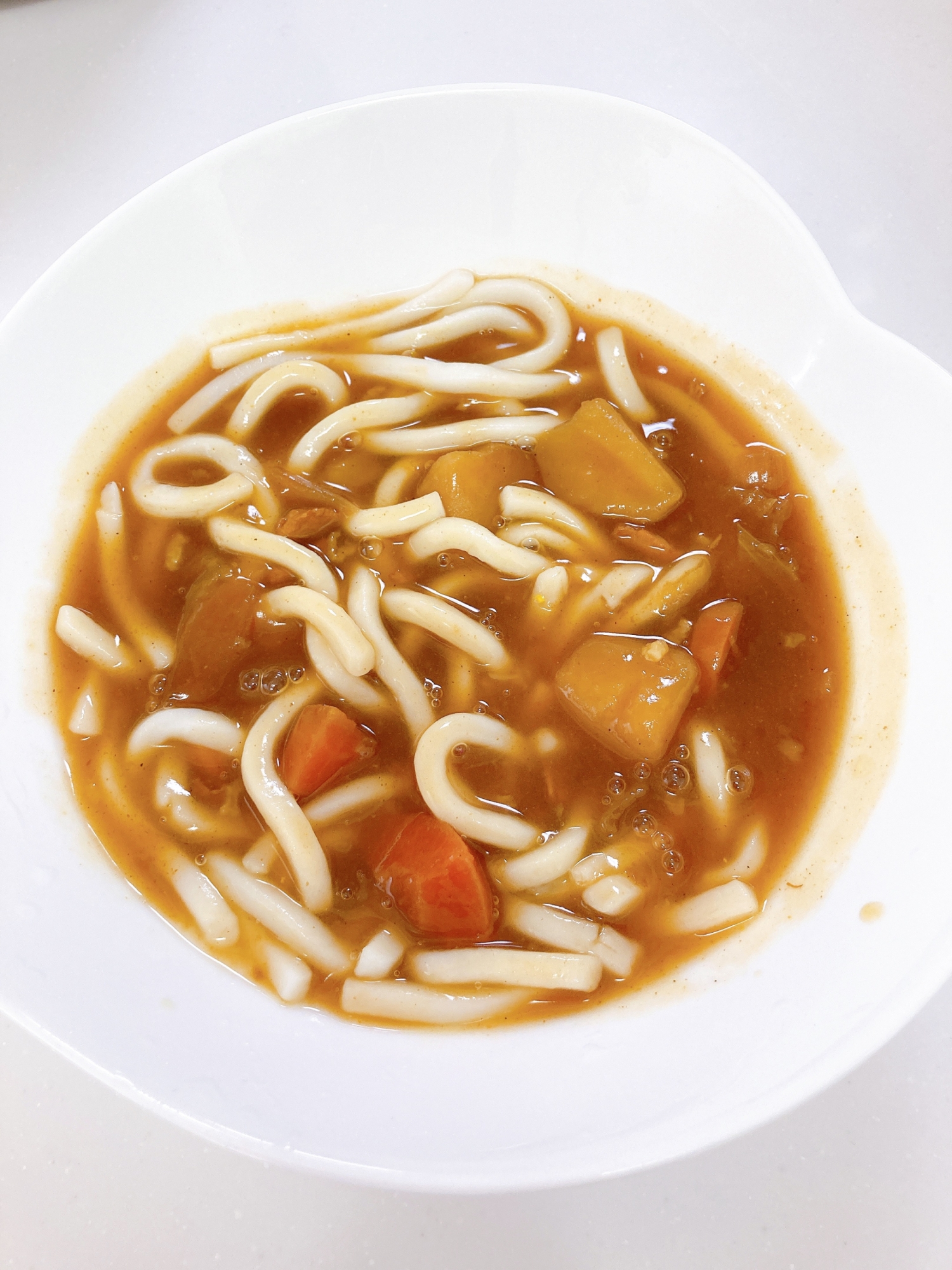 余ったカレーで！簡単リメイクカレーうどん☆