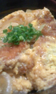 カツ丼だいすきです、おいしかったです。