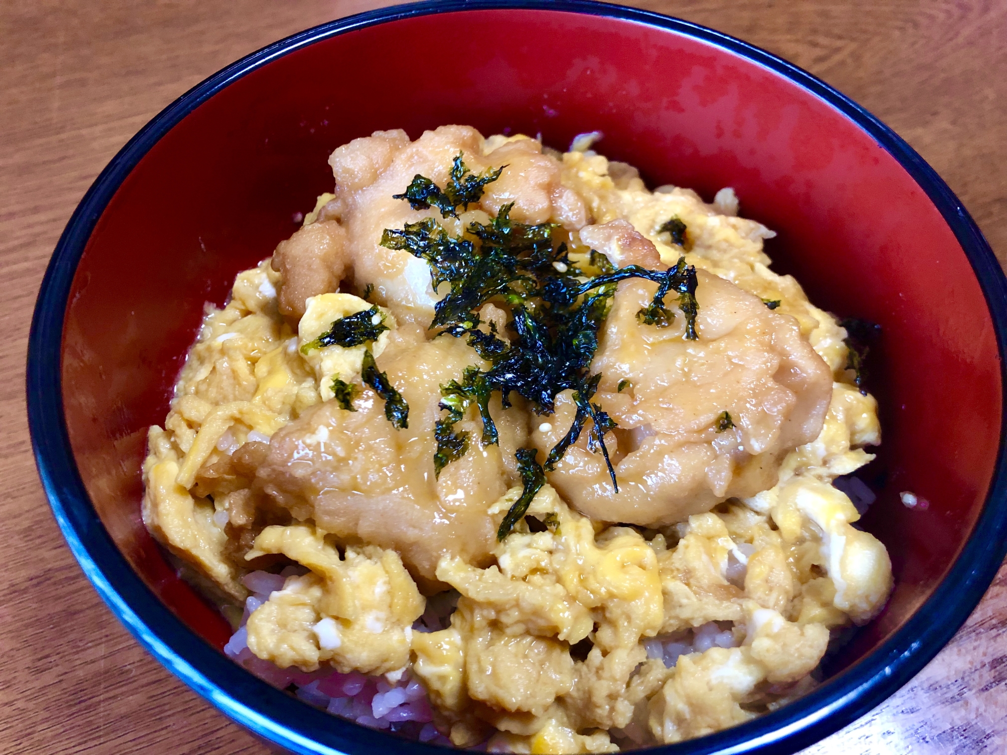 簡単すぎる！つゆだくから揚げ丼