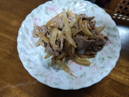 豚肉と玉ねぎの生姜焼き