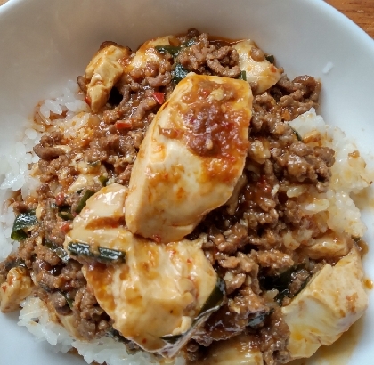 麻婆豆腐丼