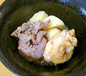 おでん味？油揚げと卵の巾着