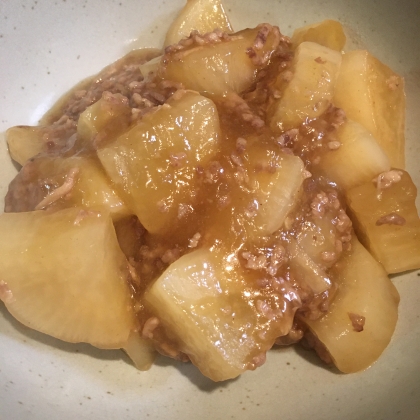 大根とひき肉のトロッと煮