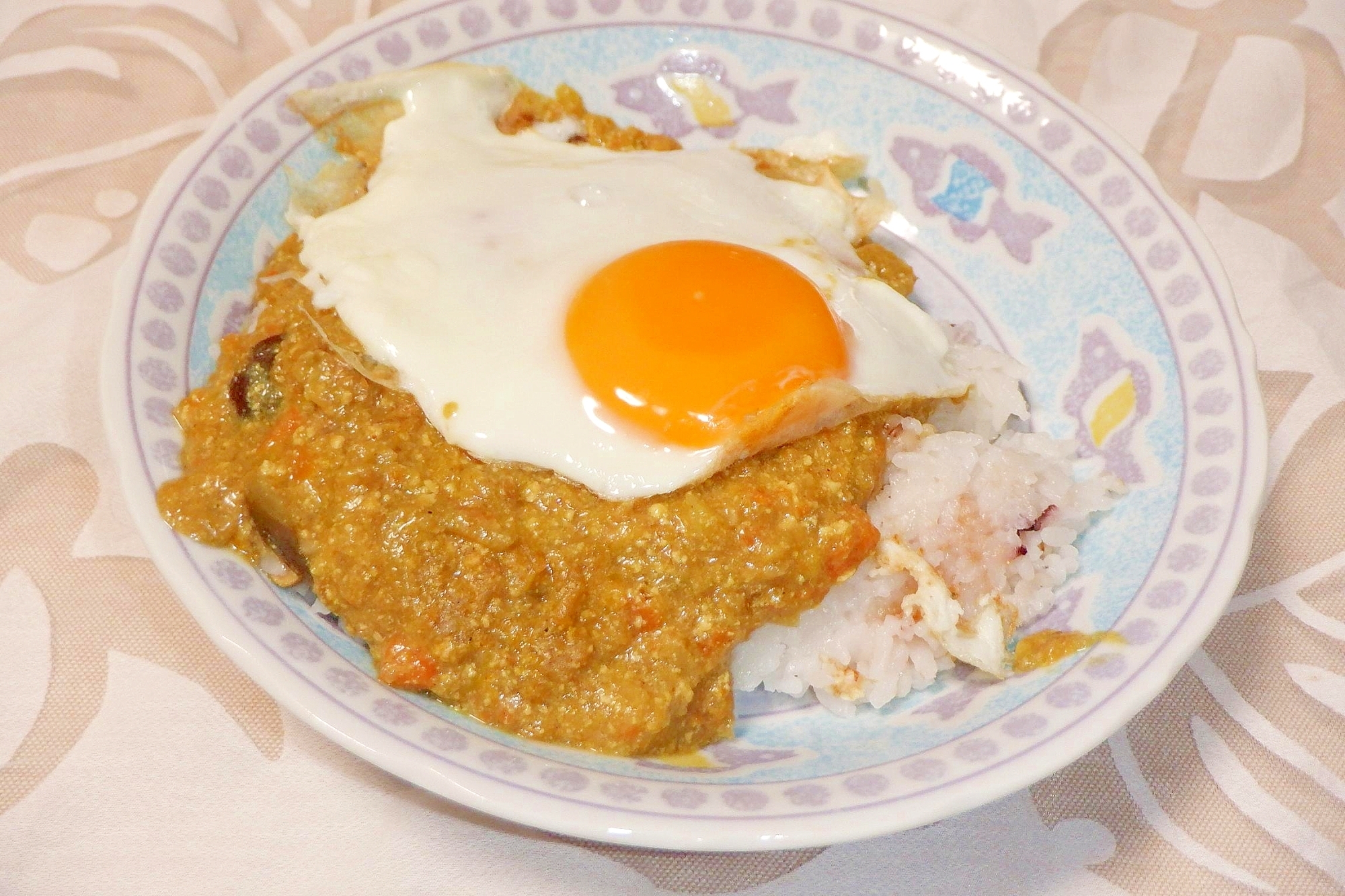 残り物を食べきり♪旨味たっぷり豆腐カレー