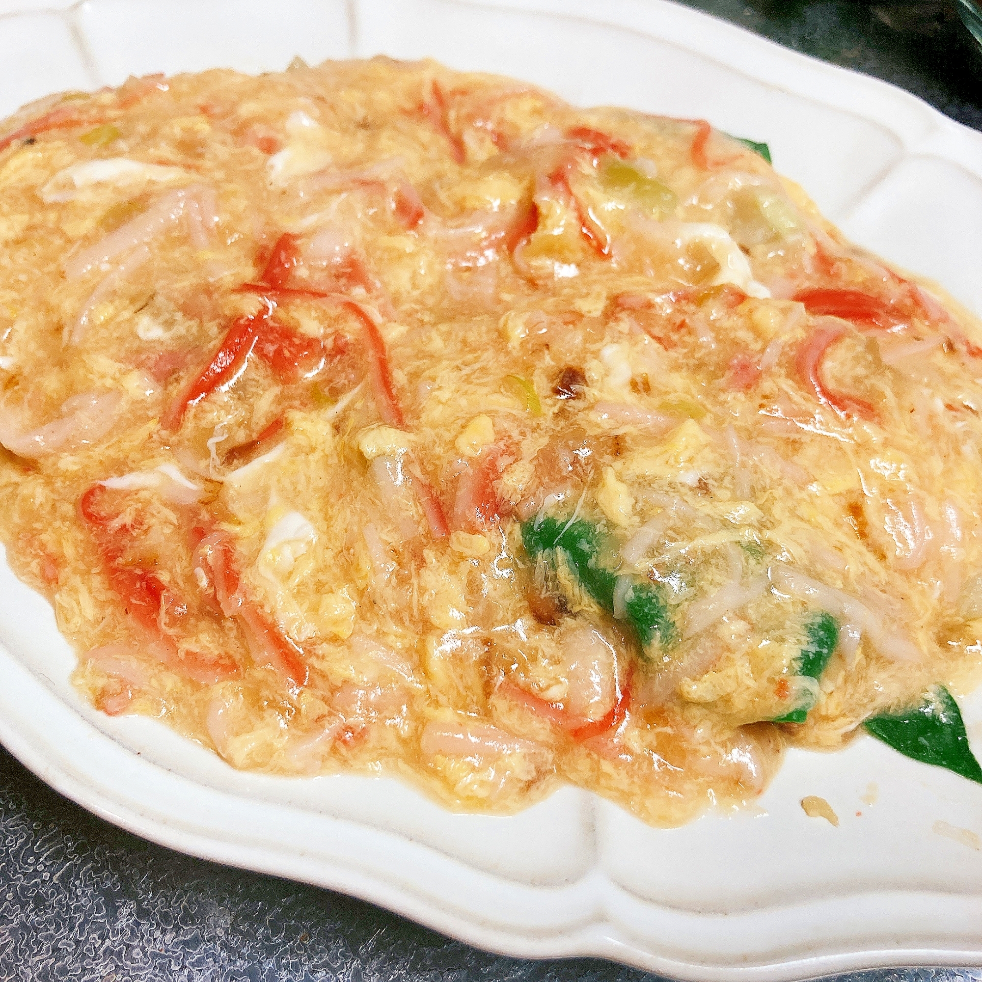 簡単おかず★青梗菜のかに玉あん