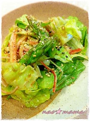 アスパラサラダ★胡麻風味
