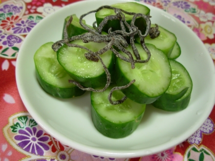 きゅうりが大好きなので、すぐに食べてしましました。ごちそうさまです♪