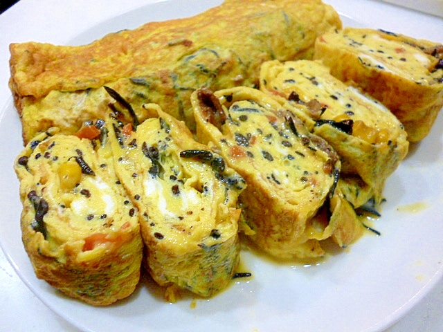 ひじきの煮ものの卵焼き アレンジメニュー