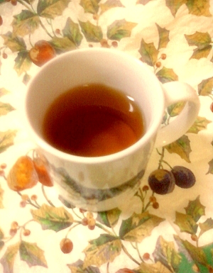 これで花粉症を乗り切ろう☆りんごの煮汁入り甜茶紅茶