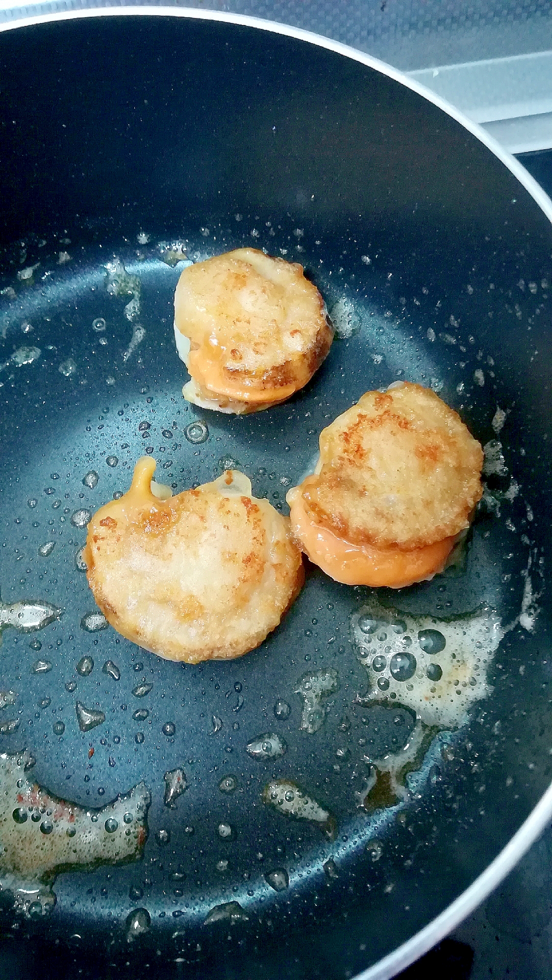 ごま油香る♪ホタテの中華風味ソテー