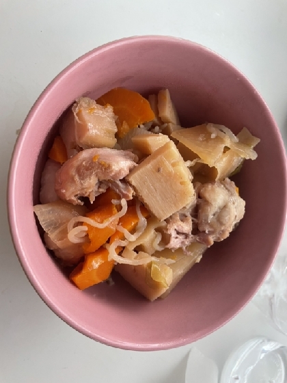 炊飯器で大根と鶏肉の煮物