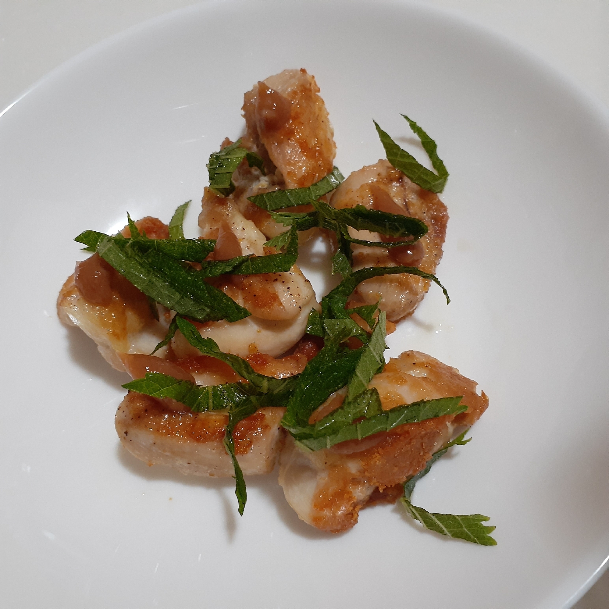 梅大葉のせの鶏 レシピ 作り方 By ゆま26 楽天レシピ 梅大葉のせの鶏 レシピ 作り方 By ゆま26 楽天レシピ