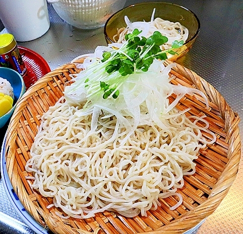 たまねぎ蕎麦＊冷たいお蕎麦