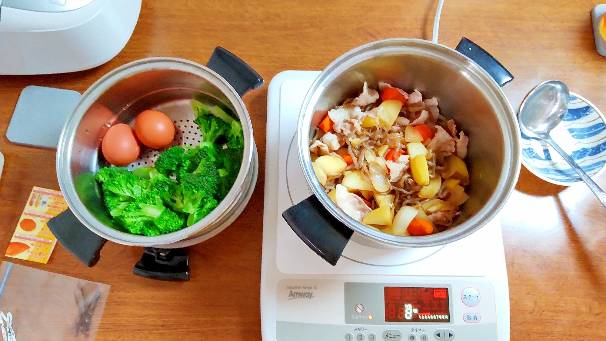 無水圧力鍋de肉じゃが