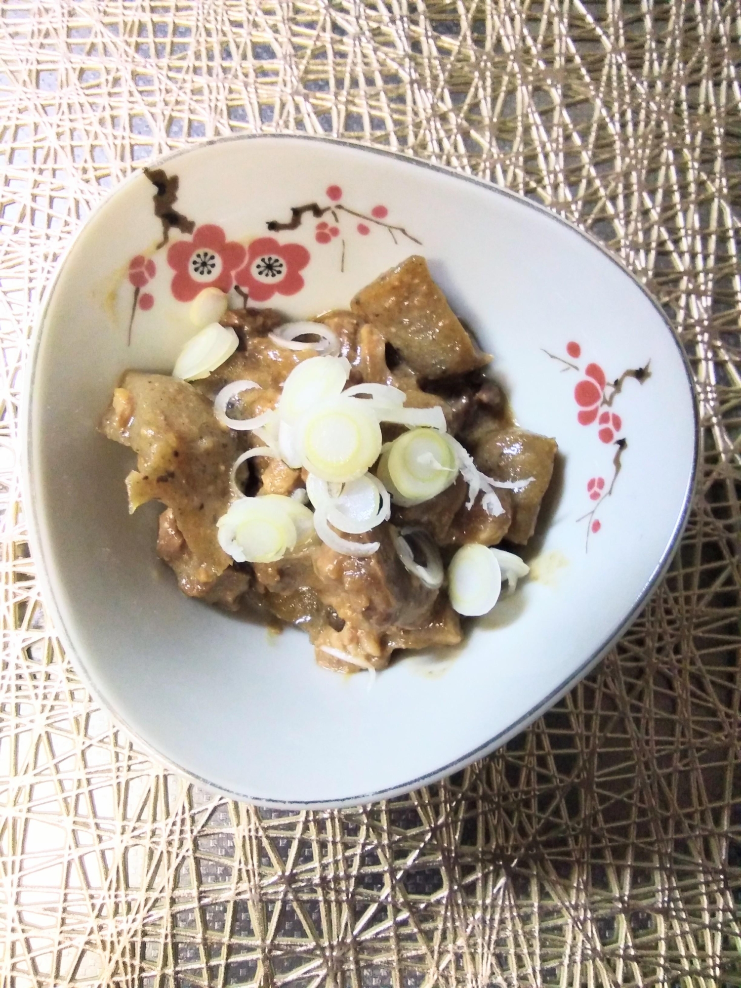 牛すじのどて焼き風　牛すじの味噌煮込み