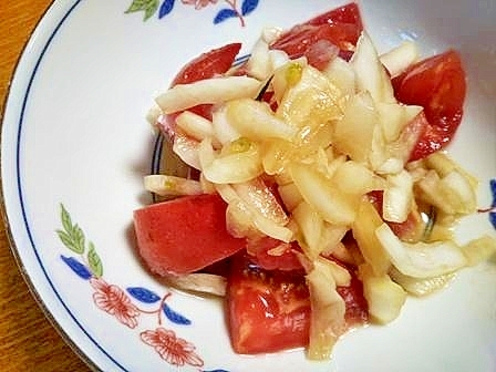 トマトと玉ねぎの　ナムル