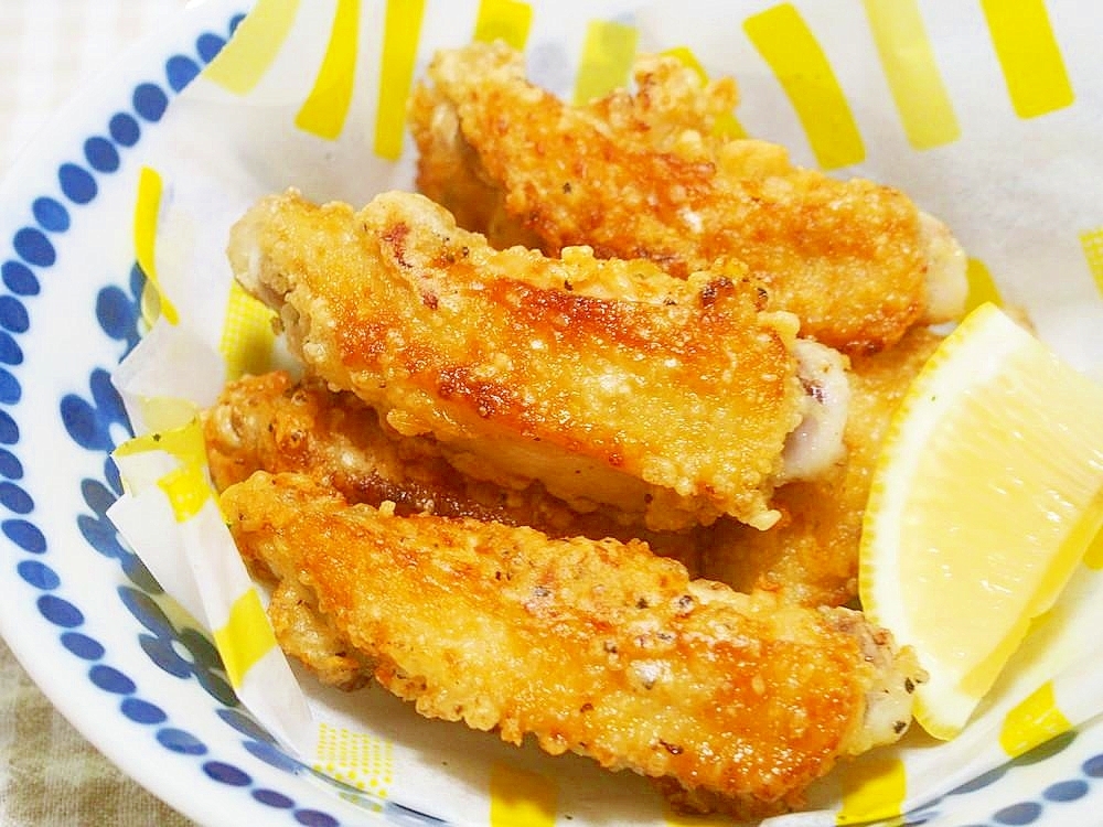 手羽中のコンソメ唐揚げ!サクサク食感♡