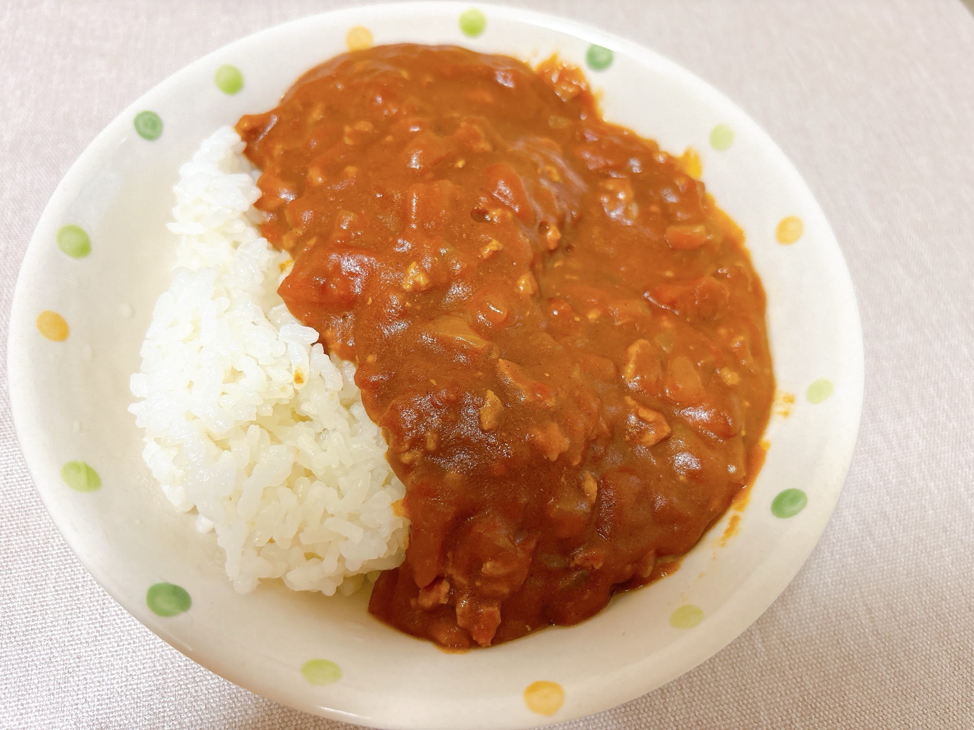 トマトのキーマカレー