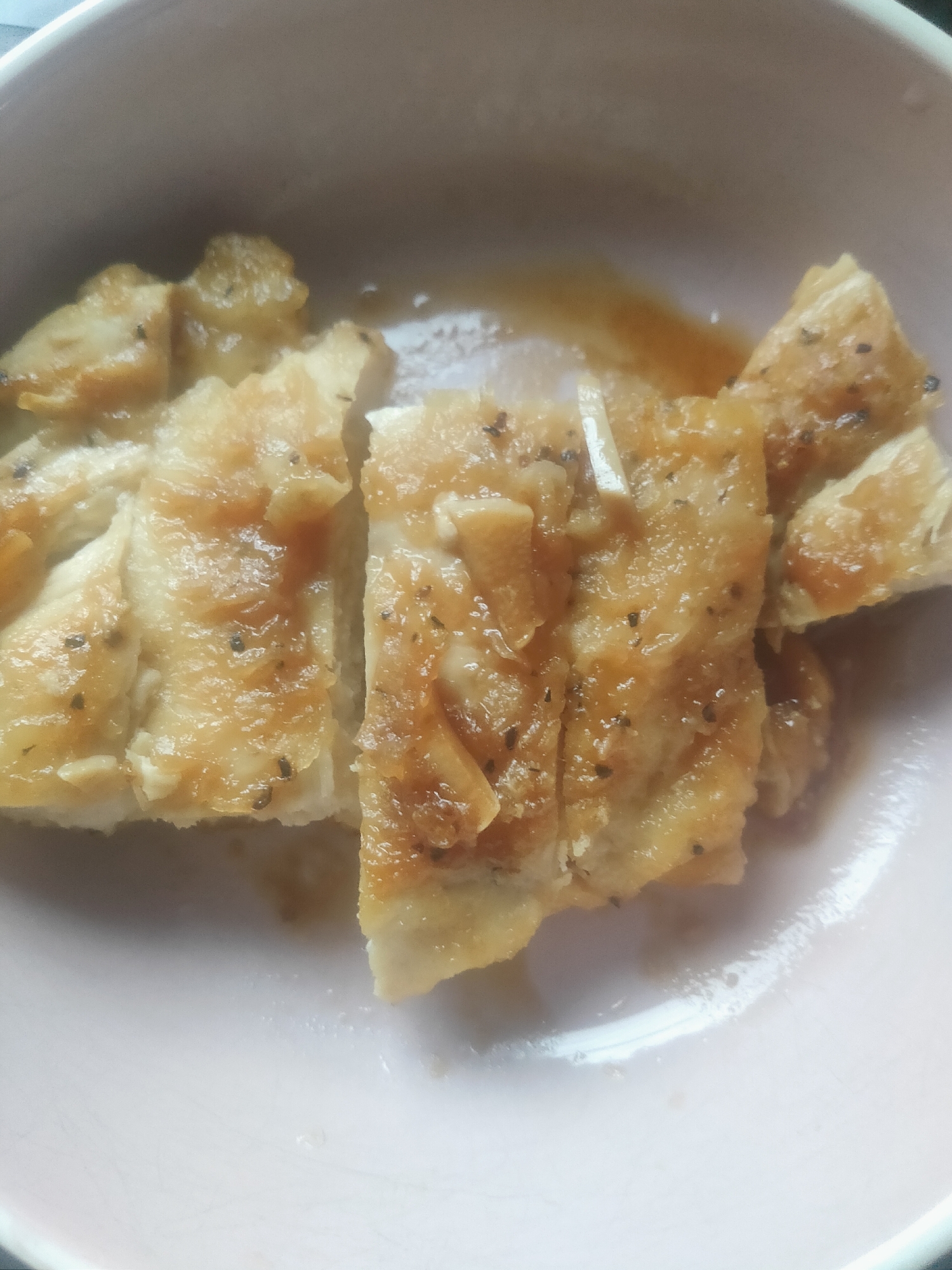 鶏胸肉のガーリックチキン