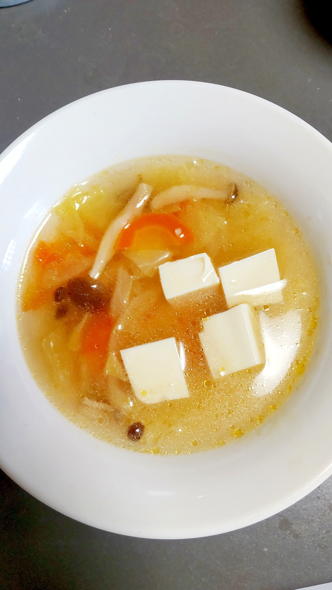 豆腐コンソメスープ