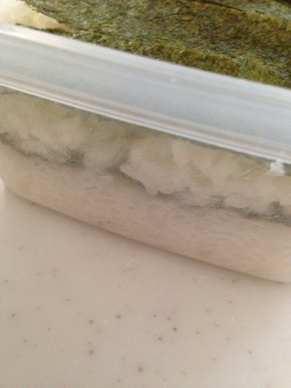 《ズボラ弁当》のり弁