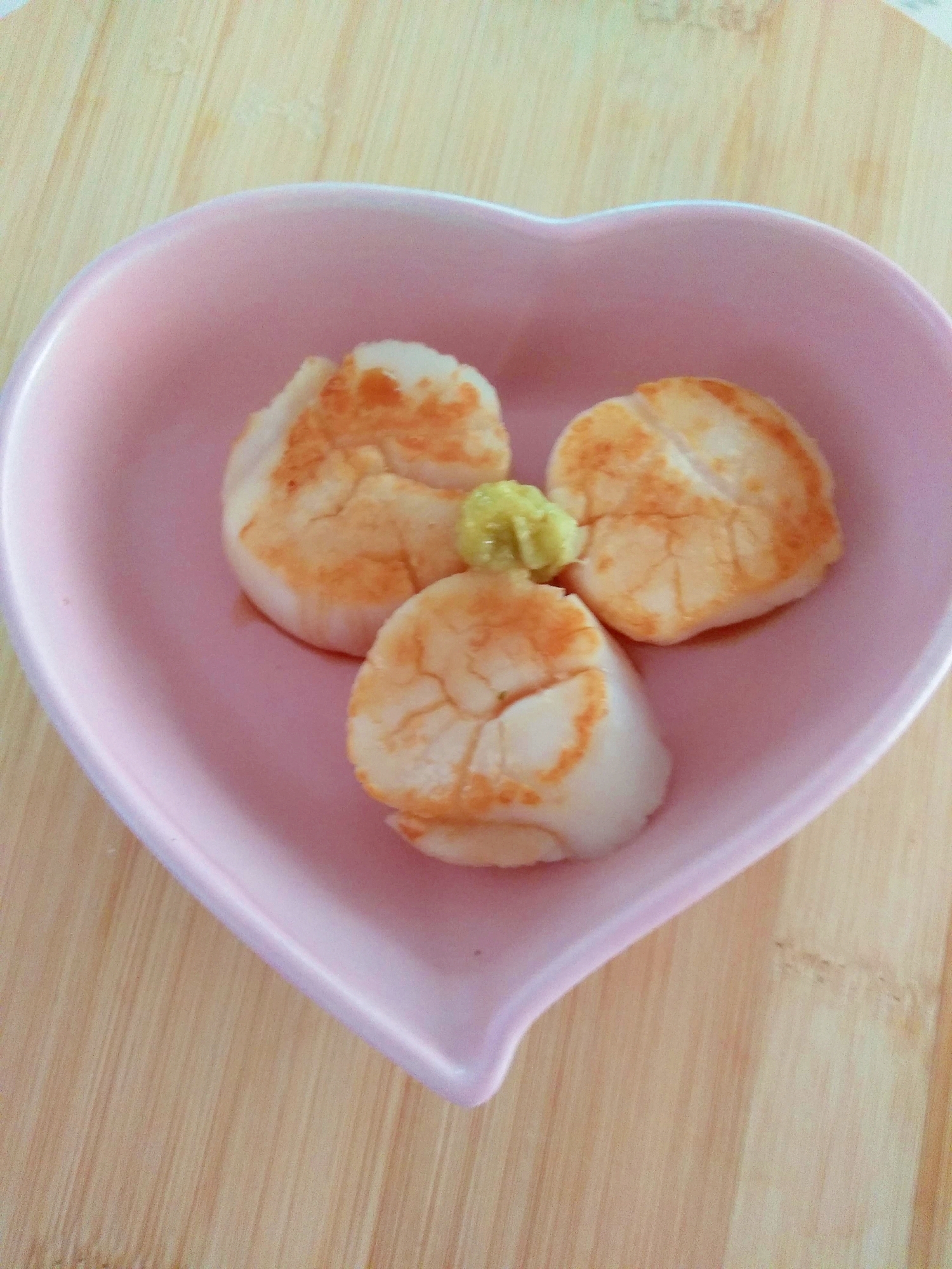 簡単!和風!生ホタテのワサビ醤油和え