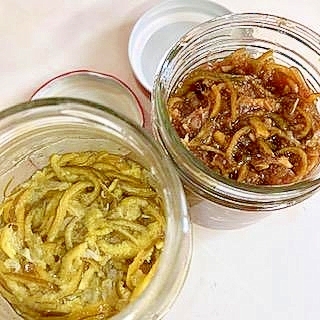 シークワーサーの砂糖漬け　＆　はちみつ漬け