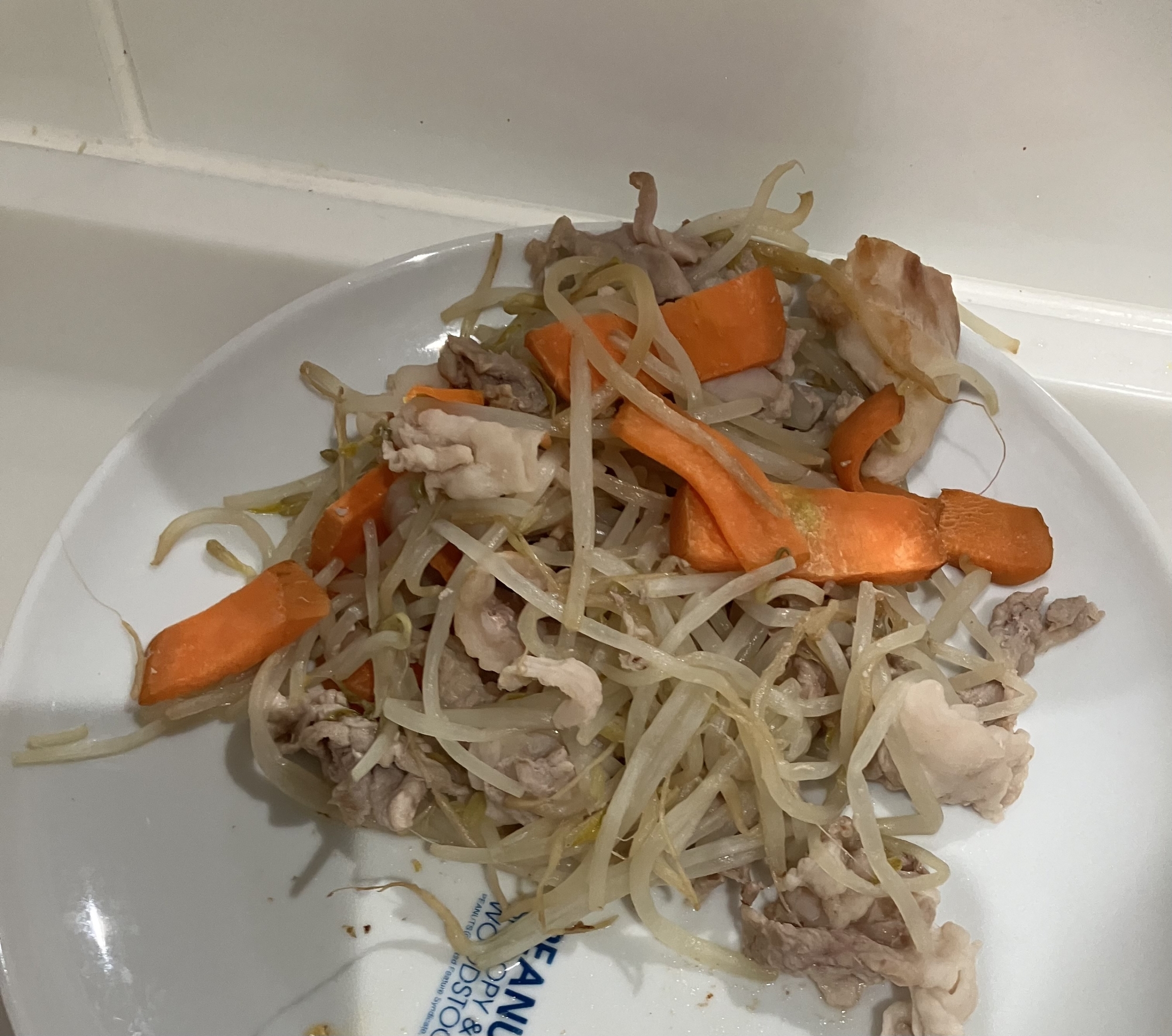 醤油ごま油風野菜炒め