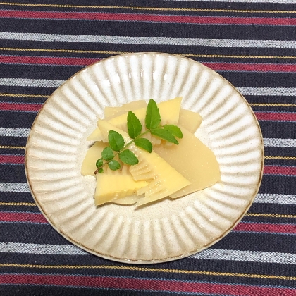 活力なべで、新鮮！朝採り筍のお刺身