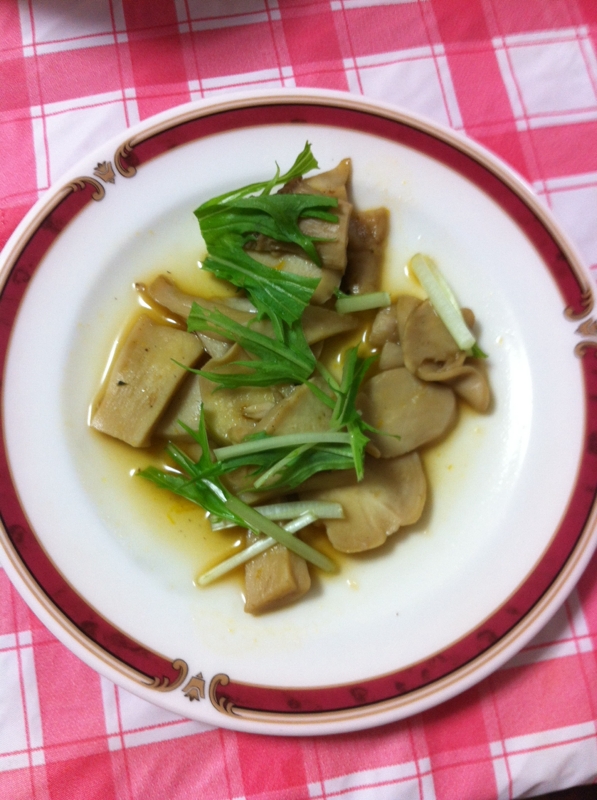 ★エリンギと水菜の炒め物★