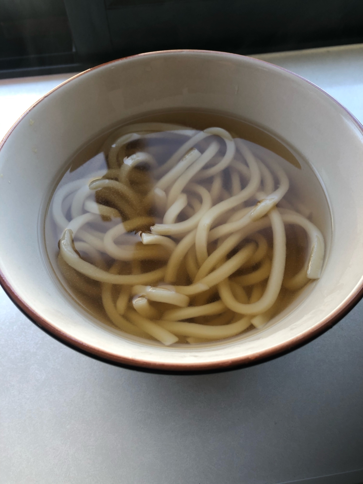 簡単な昼ごはんに❤白だしが決め手！かけうどん