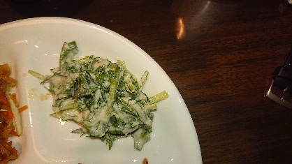 水菜の白和え