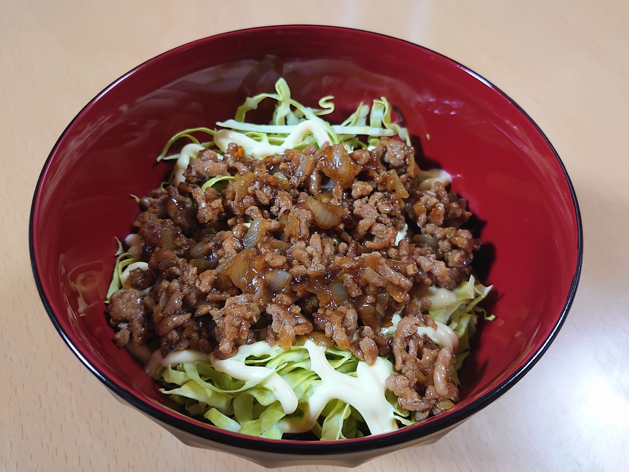 焼肉のタレで♪焼肉丼