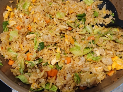 春キャベツのそば飯