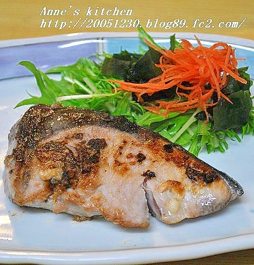 超簡単!材料2つ・ぶりの塩麹焼き☆