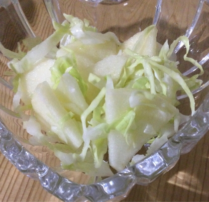 好きな葉野菜とりんご♪フレンチサラダ✧˖°