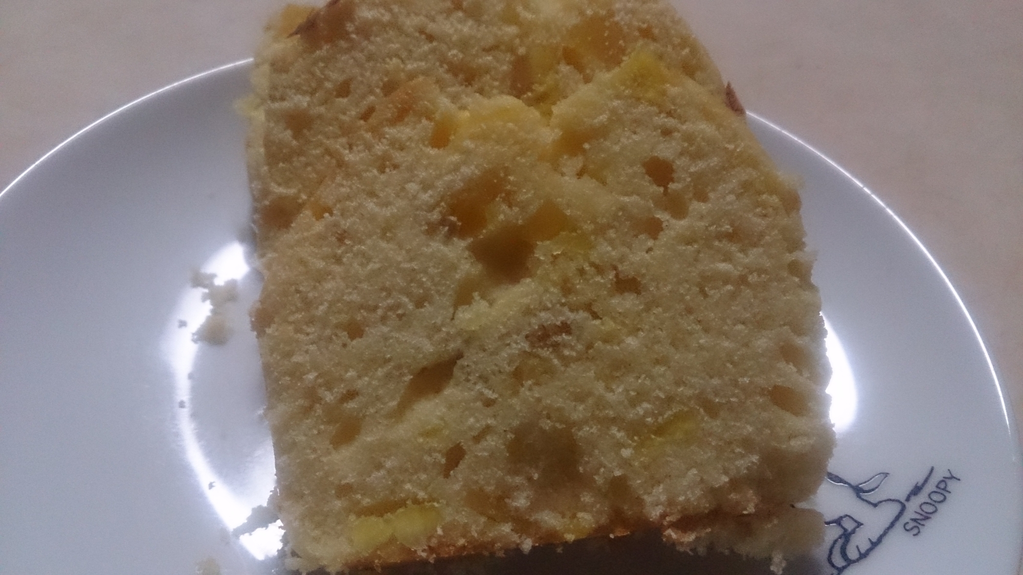 栗の甘露煮のケーキ