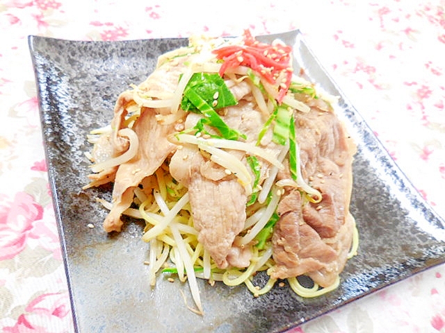 ❤もやしとキャベツの塩焼きそば❤