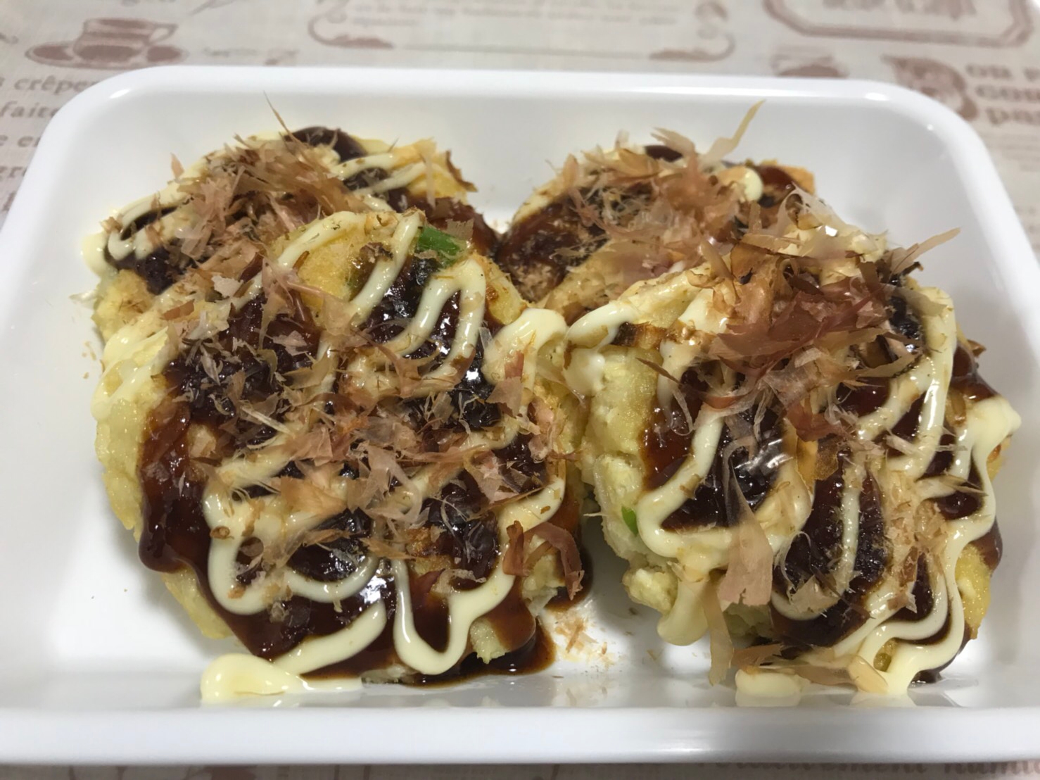 豆腐のお好み焼き風