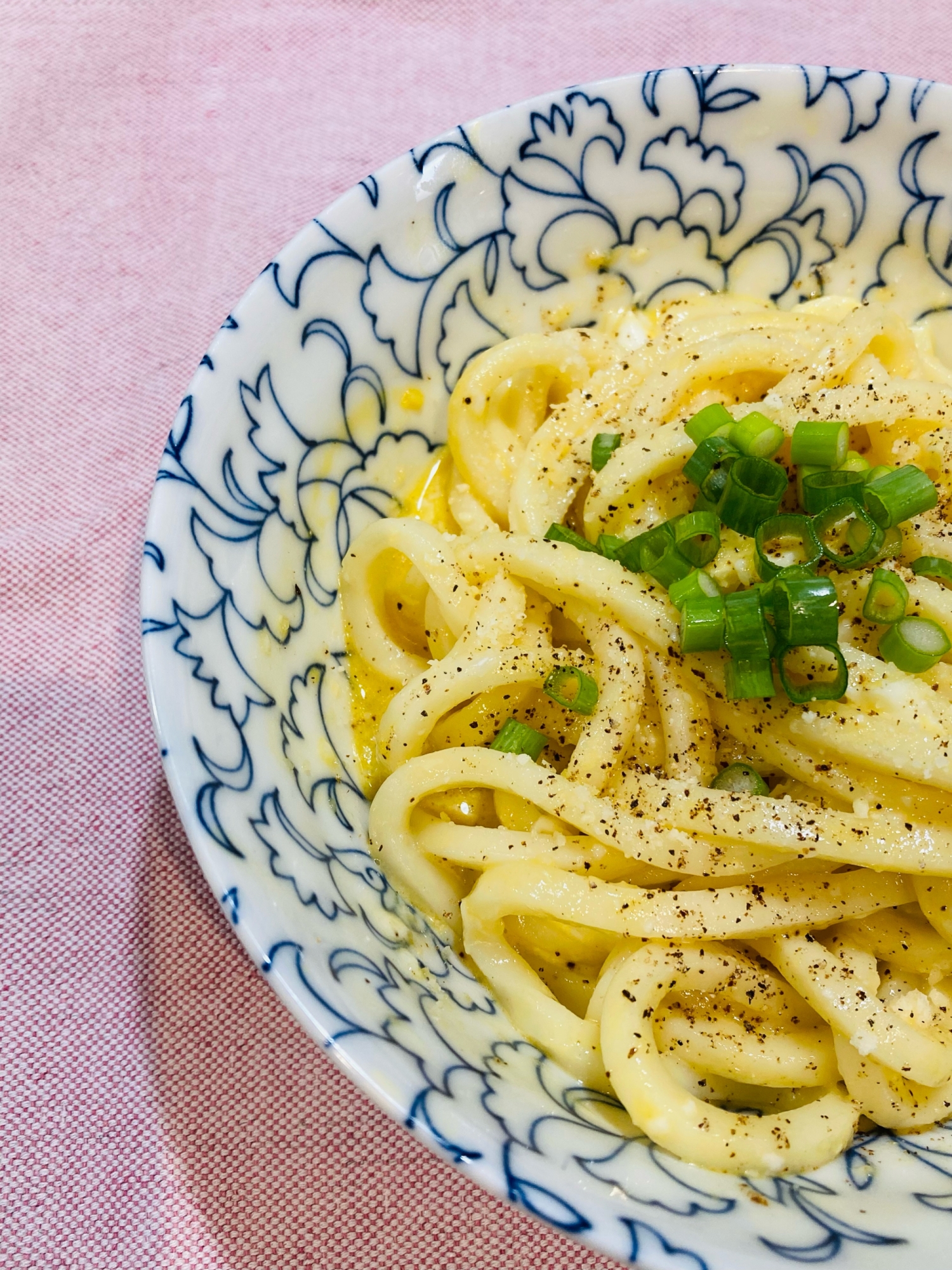 ♦️すぐ作れる♪和風かま玉カルボナーラ