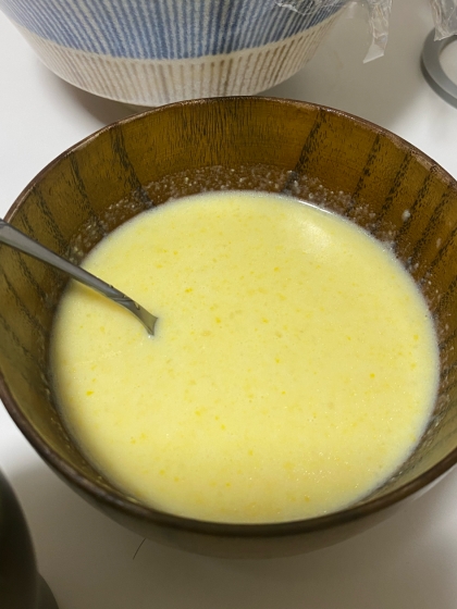 とうもろこしから作る　コーンポタージュ