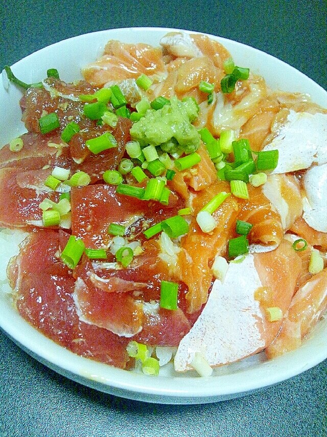 おひとりさま ズボラ過ぎ な漬けない漬け丼 レシピ 作り方 By ｍａｒｉａ1917 楽天レシピ