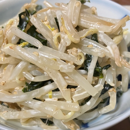 もやしとわかめのナムル