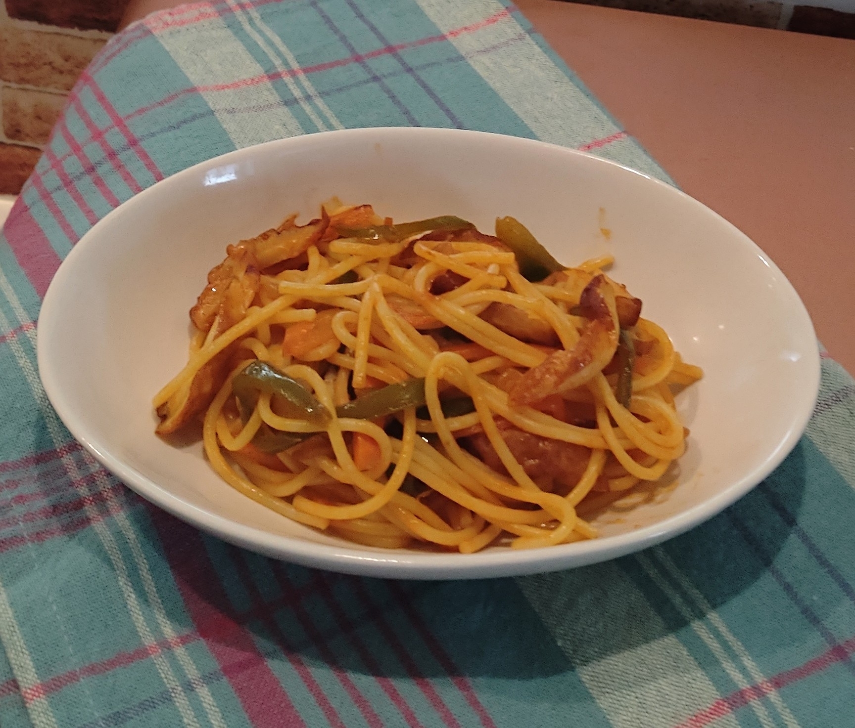 ちくわ入りナポリタン