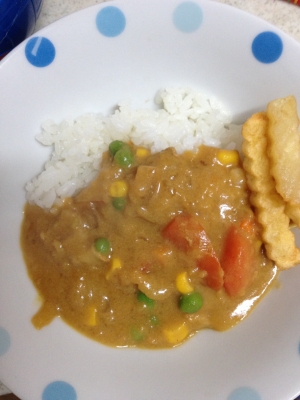 取り分け子供カレー