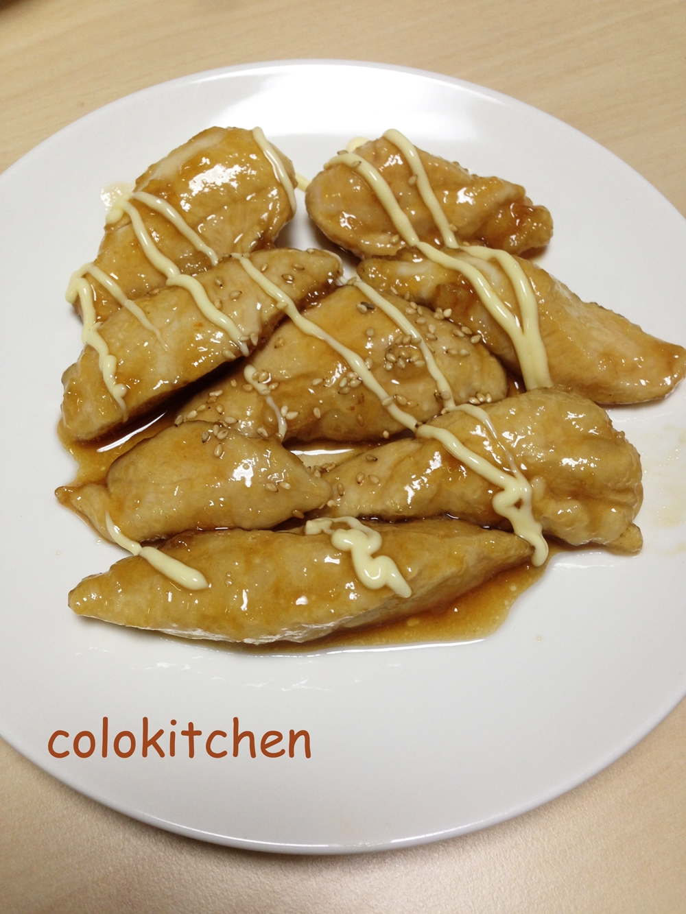 薄口醤油で ささみのしっとり照り焼き レシピ 作り方 By Colokitchen 楽天レシピ