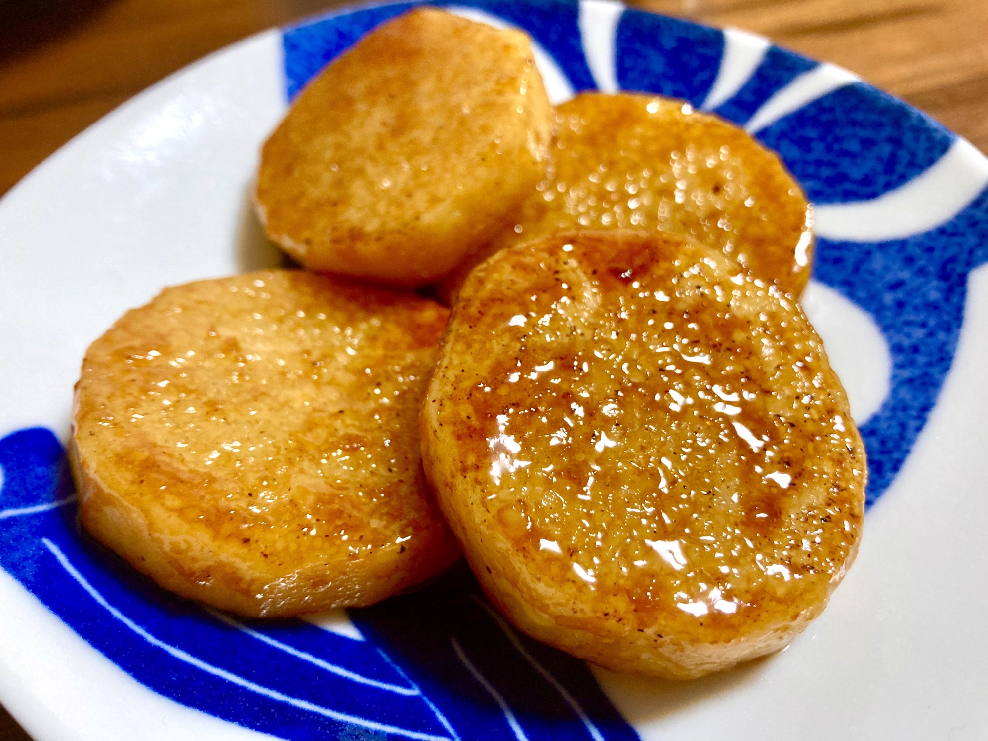 ホクホク＊長芋のガリバタ醤油焼き