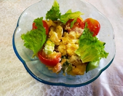 夢シニアちゃん(*ˊ˘ˋ*)｡♪:*°少しづつ野菜くわえて栄養プラス彩も加わって美味しかったです(*´∇`)ﾉ